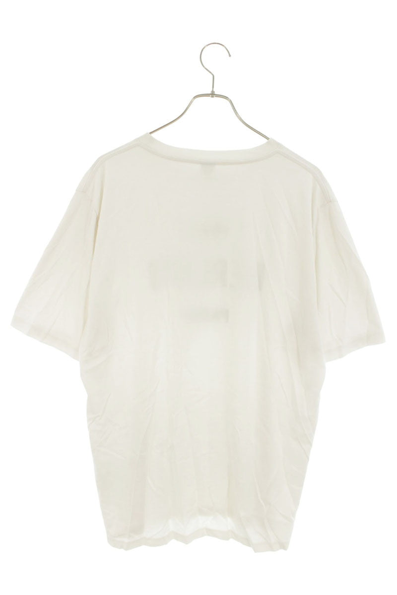 Berluti White Rubber Logo T-Shirt Size L