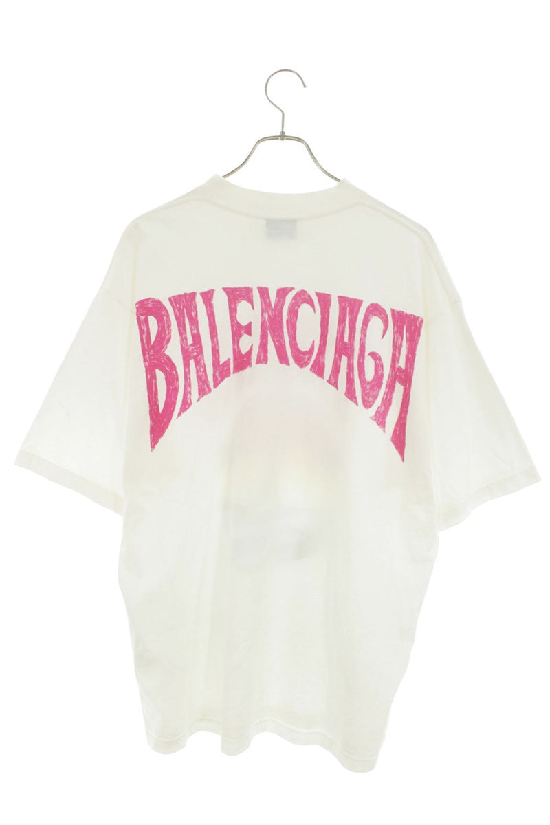 BALENCIAGA 24SS Paris Tropical Oversized T-Shirt Size S
