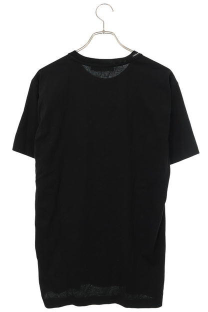 DOLCE & GABBANA Black Logo Embroidered T-Shirt Size L