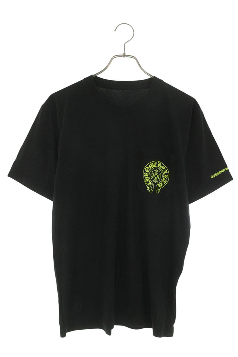 Chrome Hearts Black Yellow Horseshoe T-Shirt Size M