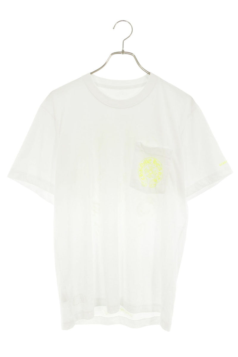Chrome Hearts White Yellow Horseshoe T-Shirt Size M