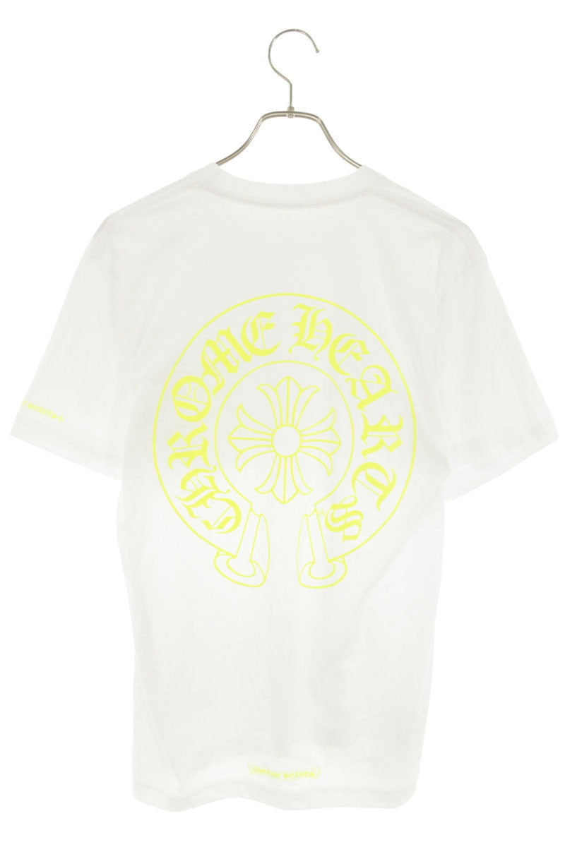 Chrome Hearts White Yellow Horseshoe T-Shirt Size M