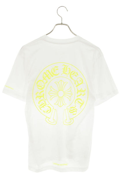 Chrome Hearts White Yellow Horseshoe T-Shirt Size M