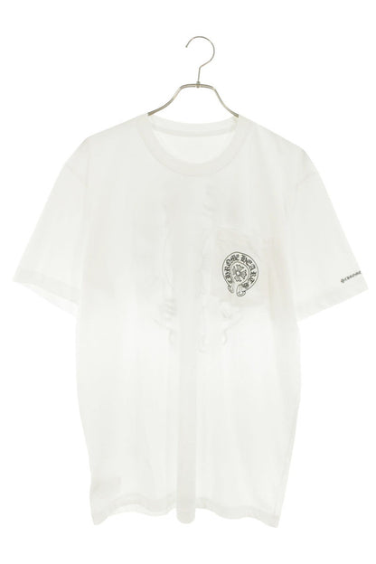 Chrome Hearts Back Horseshoe Print T-Shirt White Size L