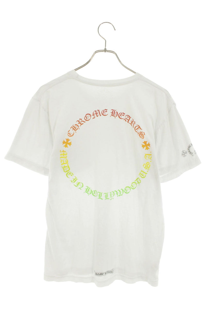 Chrome Hearts Back Circle Logo Pocket T-Shirt Multi Size M