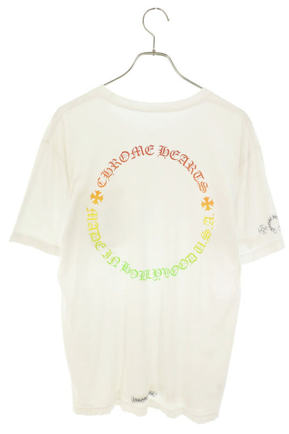 Chrome Hearts Back Circle Logo Pocket Tee White Multi Size L