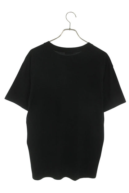 CELINE Black Stud Logo Loose Fit T-Shirt Size XS
