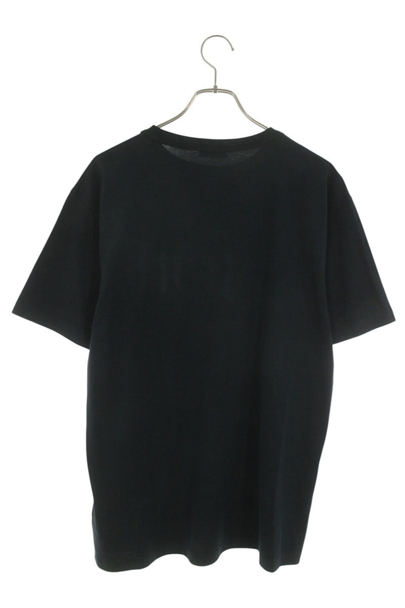 DIOR Black Logo Embroidered Crewneck T-Shirt Size M