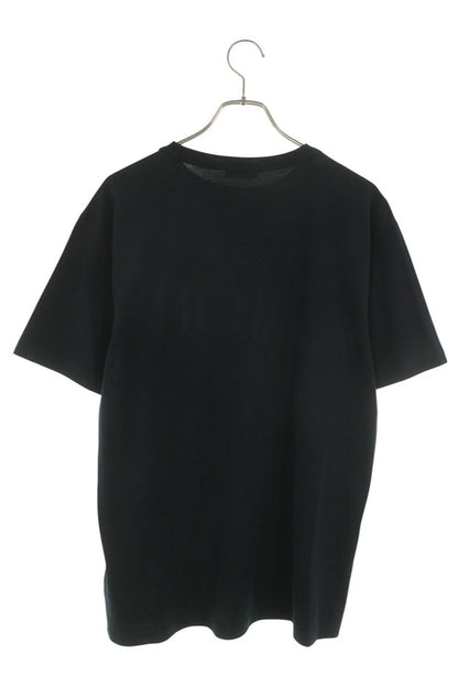 DIOR Black Logo Embroidered Crewneck T-Shirt Size M