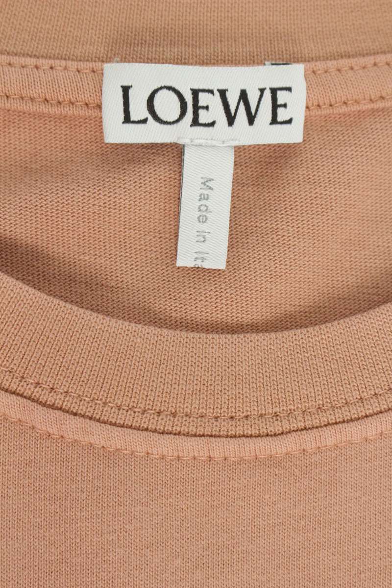 LOEWE Pink Anagram Embroidered T-Shirt Size XS