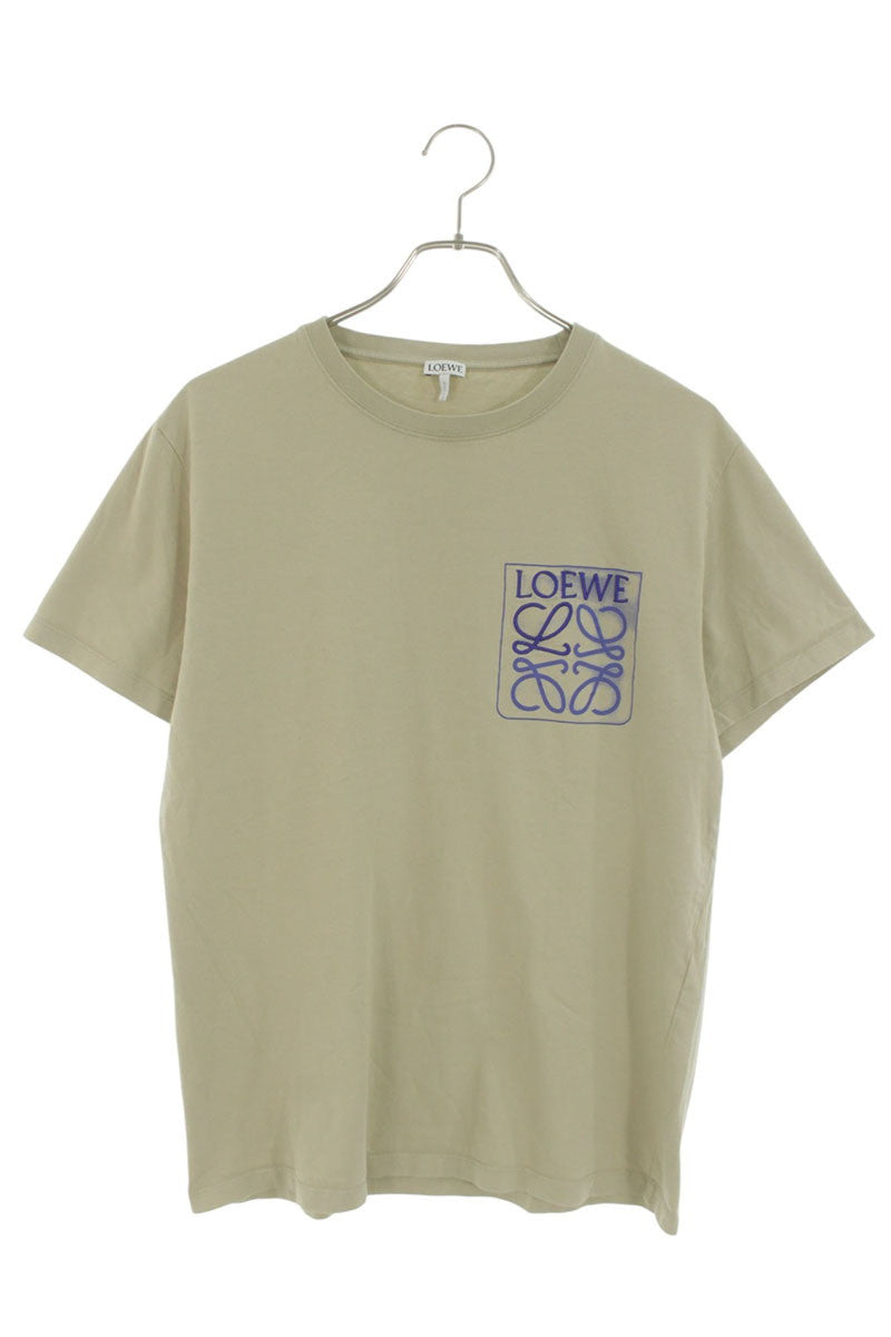 LOEWE Anagram Embroidered T-Shirt Green Size L