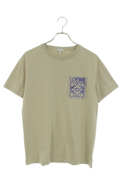 LOEWE Anagram Embroidered T-Shirt Green Size L