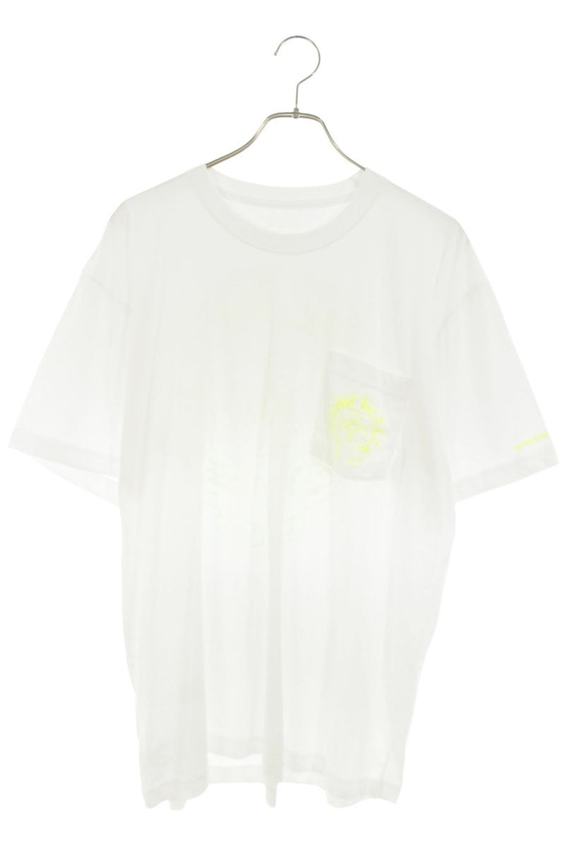 Chrome Hearts Horseshoe Tee White Yellow Size XL