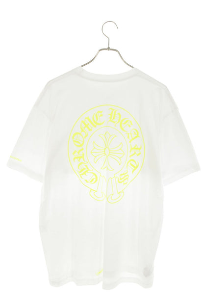 Chrome Hearts Horseshoe Tee White Yellow Size XL