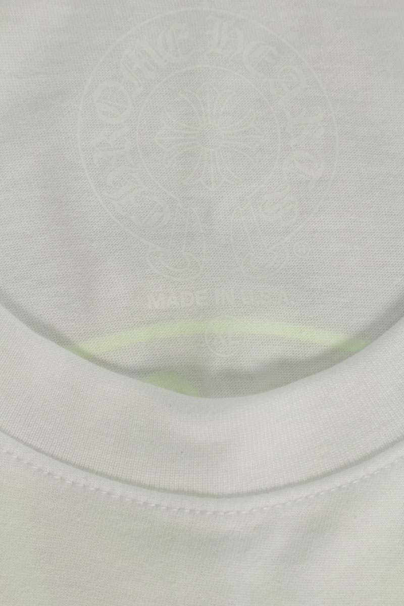 Chrome Hearts Horseshoe Tee White Yellow Size XL