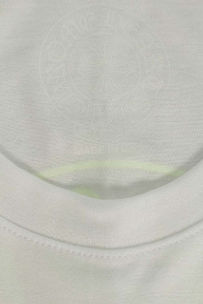 Chrome Hearts Horseshoe Tee White Yellow Size XL