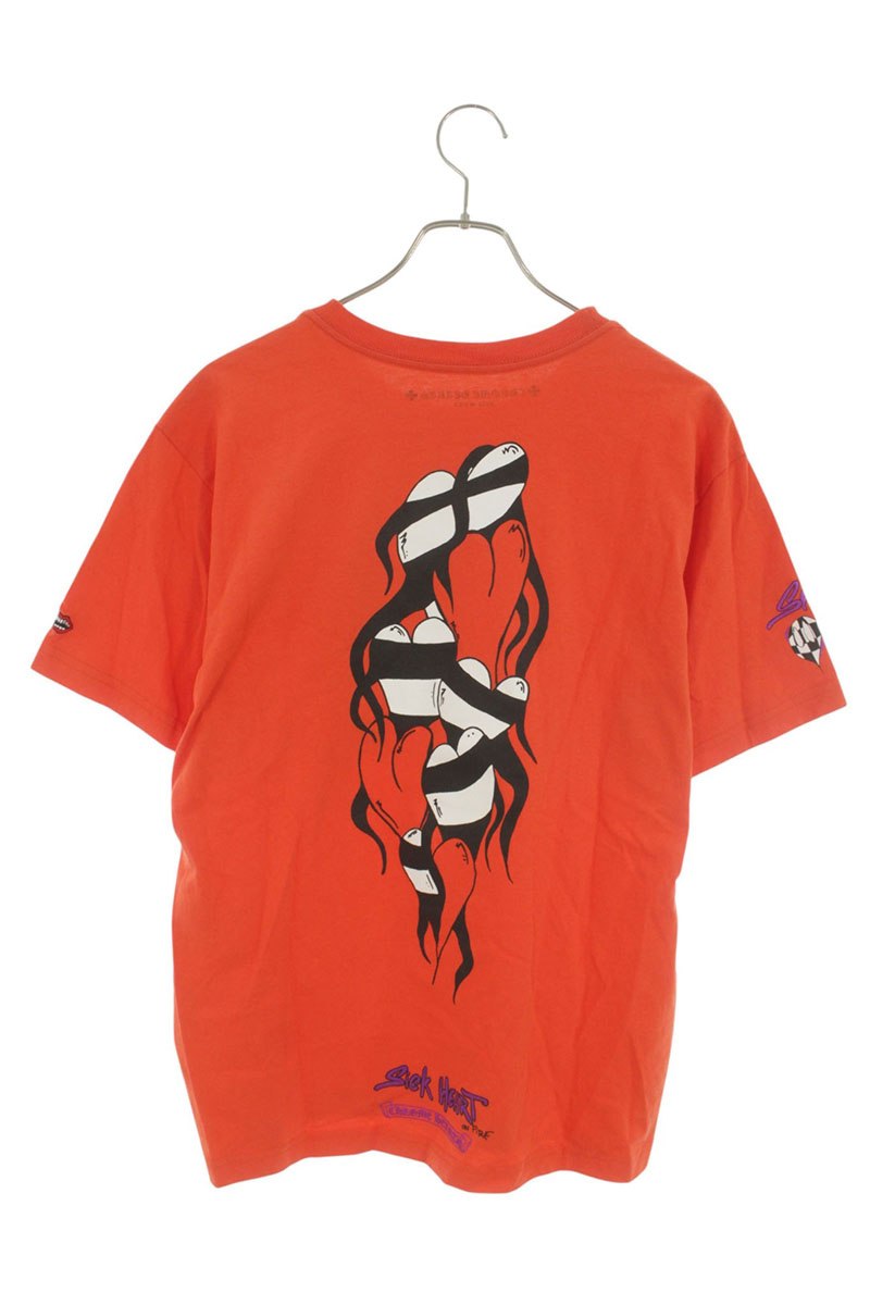 Chrome Hearts PPO MATTY BOY Spark The Heart Tee Red Size L