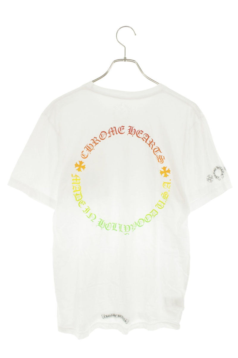 Chrome Hearts Back Gradient Circle Print T-Shirt Size M