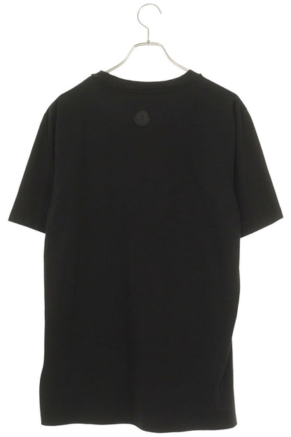 MONCLER 21SS Logo Print Pocket T-Shirt Black Size XL