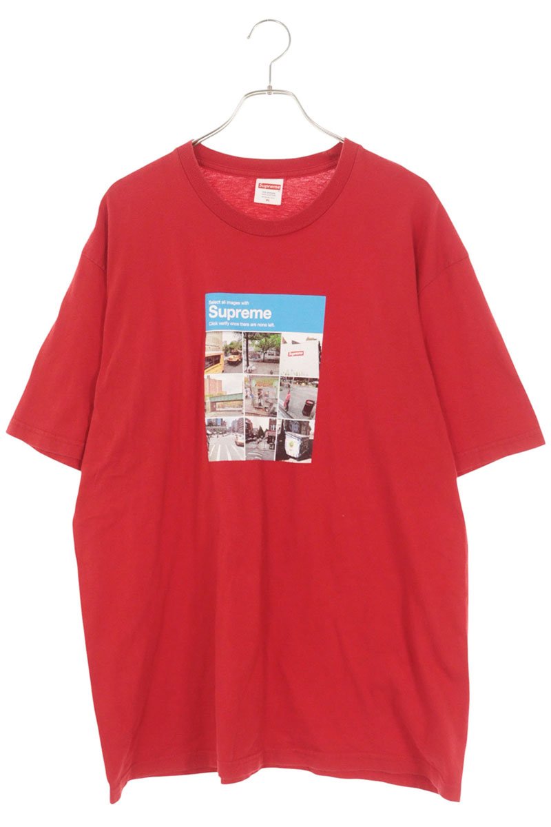 SUPREME 20AW Verify Print T-Shirt Red Size XL