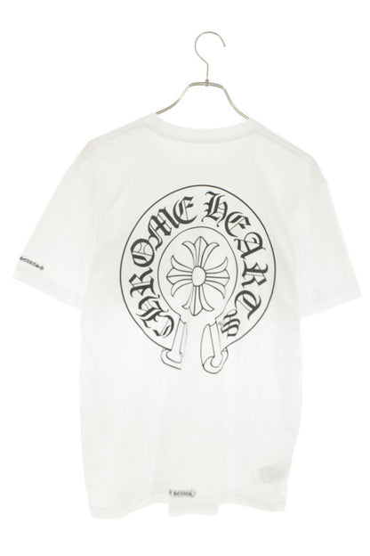 Chrome Hearts Back Horseshoe Print T-Shirt White Size M
