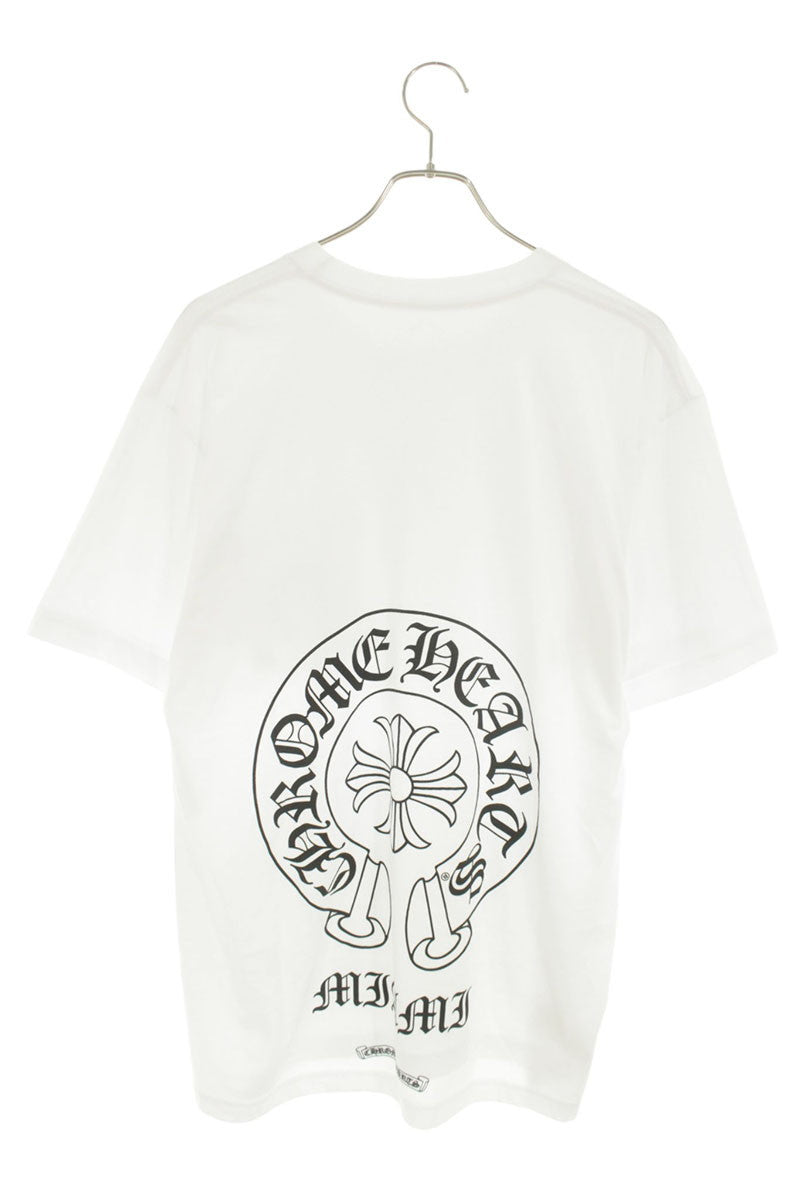 Chrome Hearts CH T-SHRT LTD Miami Back Horseshoe Tee Size L