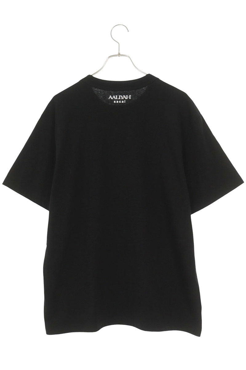 Sacai Black Aaliyah Artist Print T-Shirt Size 4