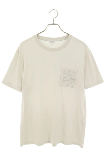 LOEWE Anagram Embroidered Relaxed Fit T-Shirt Gray Size XS