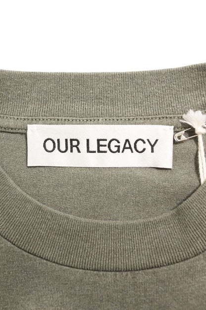 OUR LEGACY Khaki Boxy Fit T-Shirt Size 44