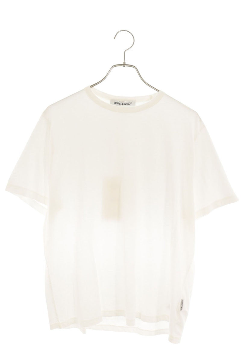 OUR LEGACY White Boxy Fit T-Shirt Size 44