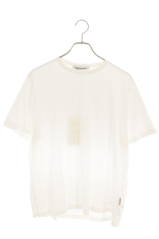 OUR LEGACY White Boxy Fit T-Shirt Size 44