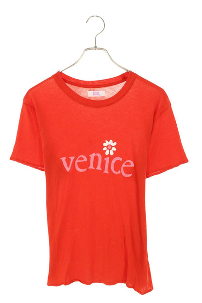 ERL "Venice Be Nice" Print T-Shirt Red Size M