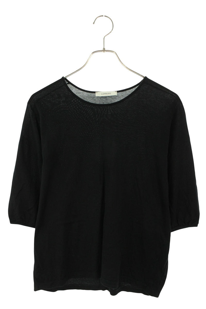 LEMAIRE Cotton T-Shirt Black Size S