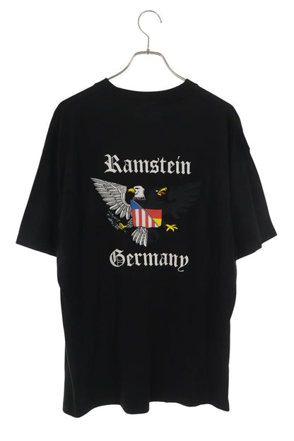 VETEMENTS Logo Embroidered Crewneck T-Shirt Black Size S