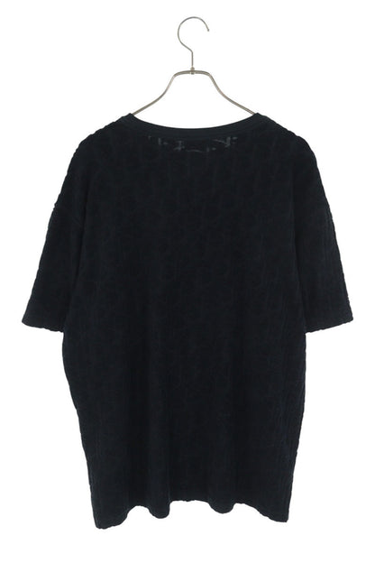 DIOR Oblique Jacquard Terry T-Shirt Navy Size L