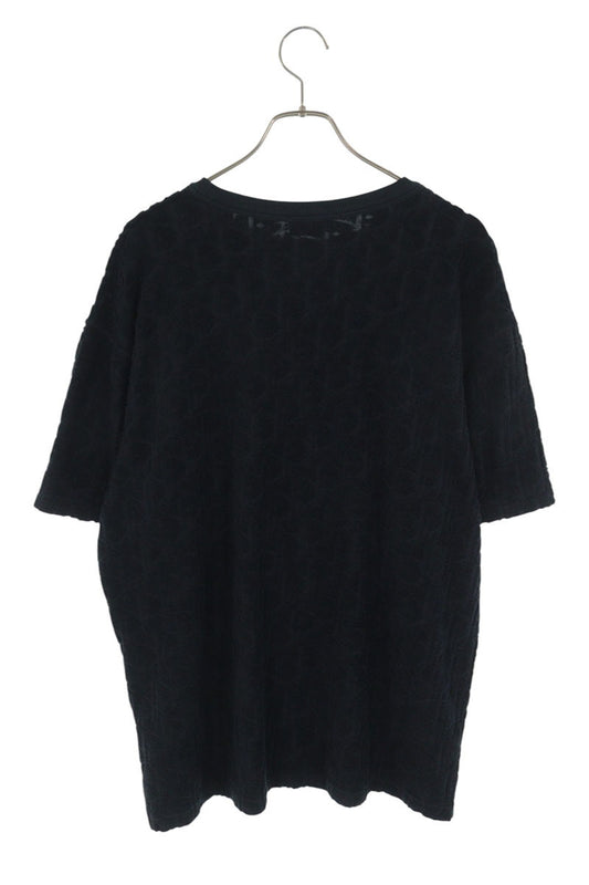 DIOR Oblique Jacquard Terry T-Shirt Navy Size L