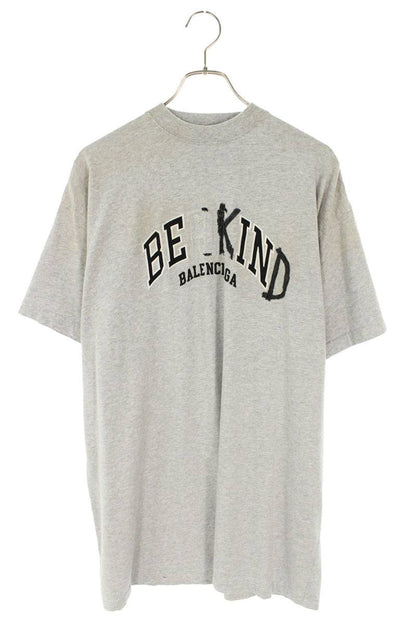 BALENCIAGA 23AW BE KIND Distressed Tee Gray Size XS