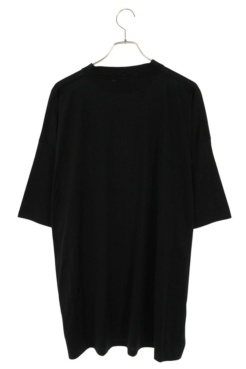 BALENCIAGA Oversized Cotton T-Shirt Black Size L