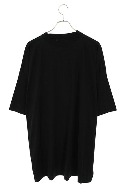 BALENCIAGA Oversized Cotton T-Shirt Black Size L