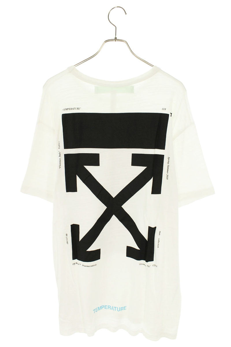 OFF-WHITE Mona Lisa Print Cotton T-Shirt White Size XL