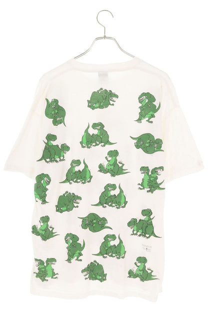 VINTAGE Dinosaur All-Over Print T-Shirt Multi Size L