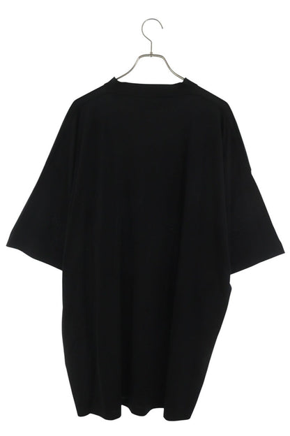 BALENCIAGA Oversized Cotton T-Shirt Black Size L