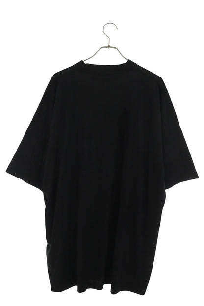 BALENCIAGA Oversize Cotton T-shirt Black Size L