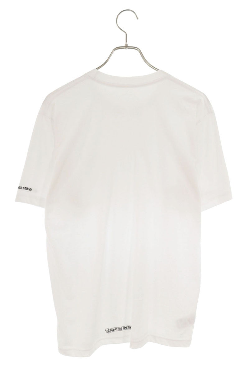 Chrome Hearts Neck Logo Print T-shirt White Size M