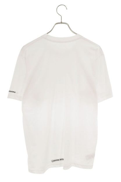 Chrome Hearts Neck Logo Print T-shirt White Size M