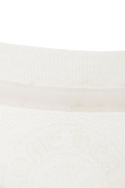 Chrome Hearts Neck Logo Print T-shirt White Size M