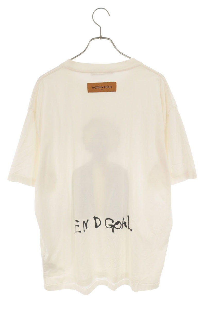 LOUISVUITTON Graffiti Print T-shirt White Size XXL
