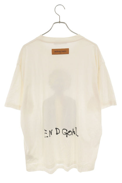 LOUISVUITTON Graffiti Print T-shirt White Size XXL