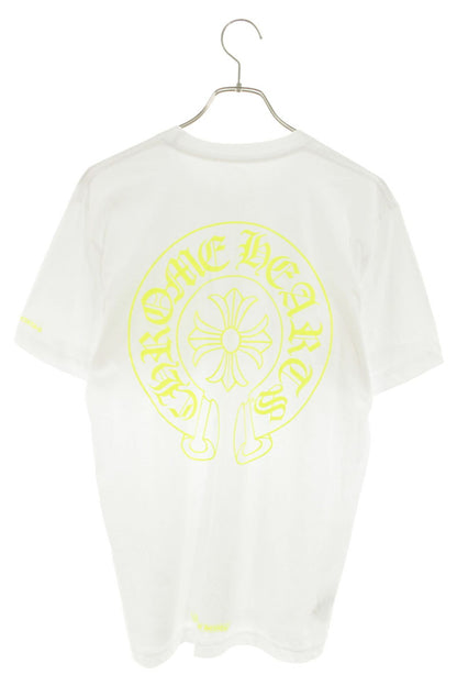 Chrome Hearts Horseshoe Tee White Yellow Size M