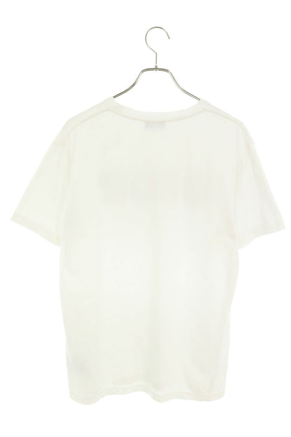 DIOR Double Name Logo Print T-Shirt White Size S